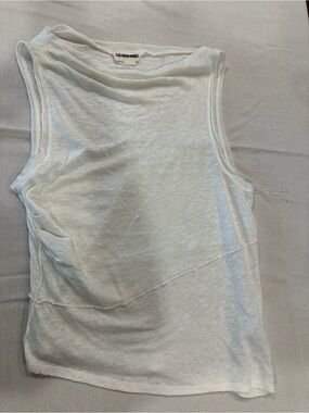 We The Free White Slub Knit Tank